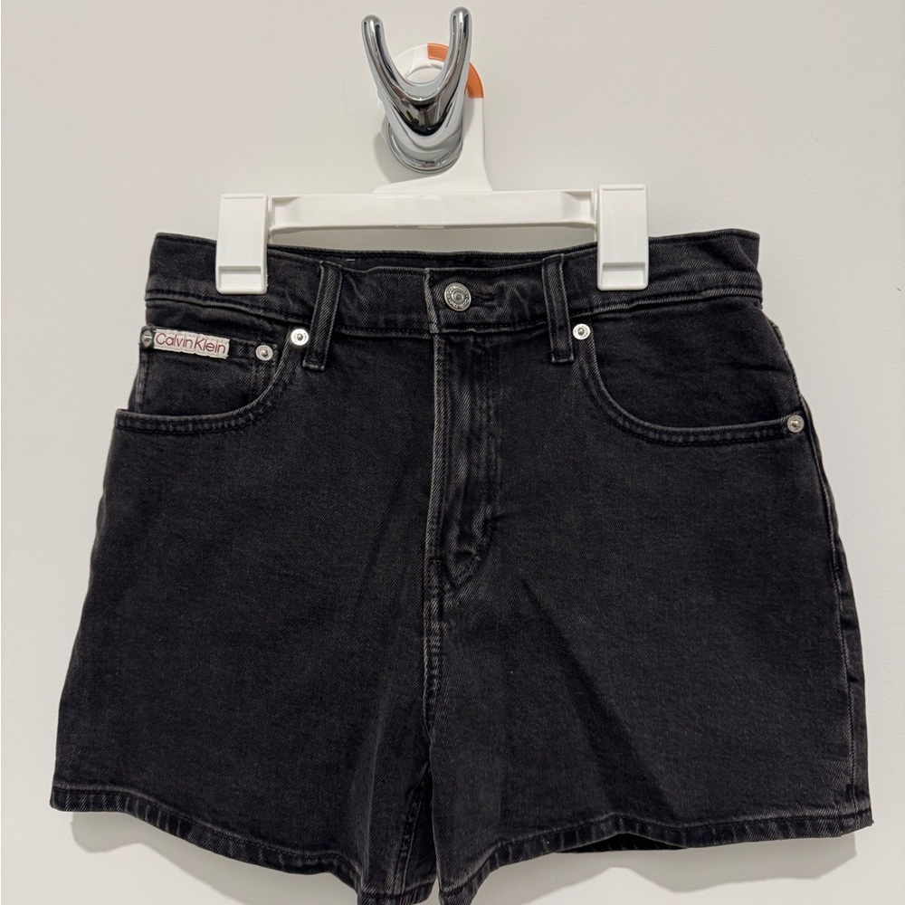 Calvin Klein Women's Dark Denim Jean Shorts